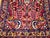 Vintage Persian Lilian Rug, Handknotted Wool, Geometric Pattern, Red & Ivory, 3x7 For Sale - Image 16 of 18