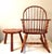 Contemporary 1980s Frederick Duckloe & Bros Early American Colonial Revival Child's Windsor Rocking Chair and Milking Stool Set For Sale - Image 3 of 10