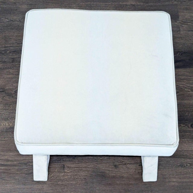 2010s West Elm X Leg Stool For Sale - Image 5 of 7