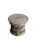 Monumental Cast Bronze Rain Drum Side Table Sculptural Patinated Finish For Sale - Image 4 of 10