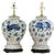This pair of vintage Brunschwig & Fils Cadiz table lamps features a classic ceramic body finished in a warm, antiqued...