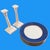 Vintage Fitz and Floyd White Porcelain Candlesticks - A Pair For Sale In Miami - Image 6 of 10