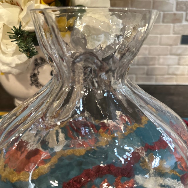 Mid-Century Modern Mid-Century Vintage Handblown, Vase or Decanter For Sale - Image 3 of 10
