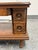 Brown Converted Sewing Machine Coffee Table, Vintage For Sale - Image 8 of 12