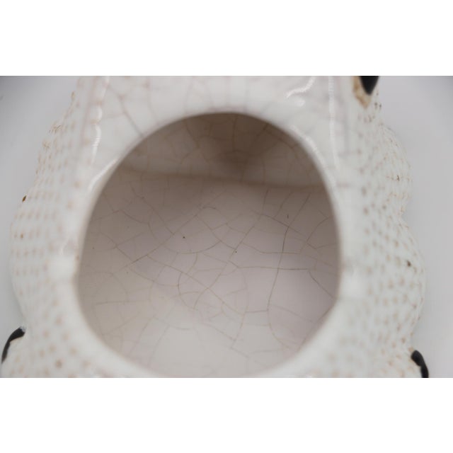 Ceramic 1970s Vintage Small Hobnail Frog Planter in the Style of Jean Roger For Sale - Image 7 of 12