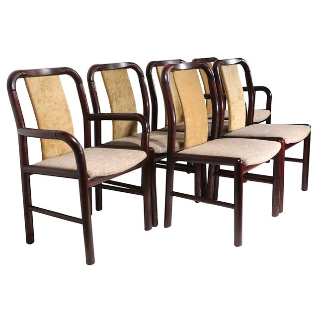 Set of Six Danish Mid Century Modern Dining Chairs by Benny Linden for Boltinge C. 1970's For Sale - Image 14 of 17