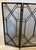 Mid-Century Modern Mod Geometric Black Metal Fire Screen For Sale - Image 3 of 3