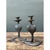 Vintage Cobra Form Metal Candle Holders For Sale - Image 9 of 12