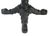 Matthew Izzo Home Avignon Round Lightly Distressed Oak Bistro Table With Cast Iron Base For Sale In New York - Image 6 of 9