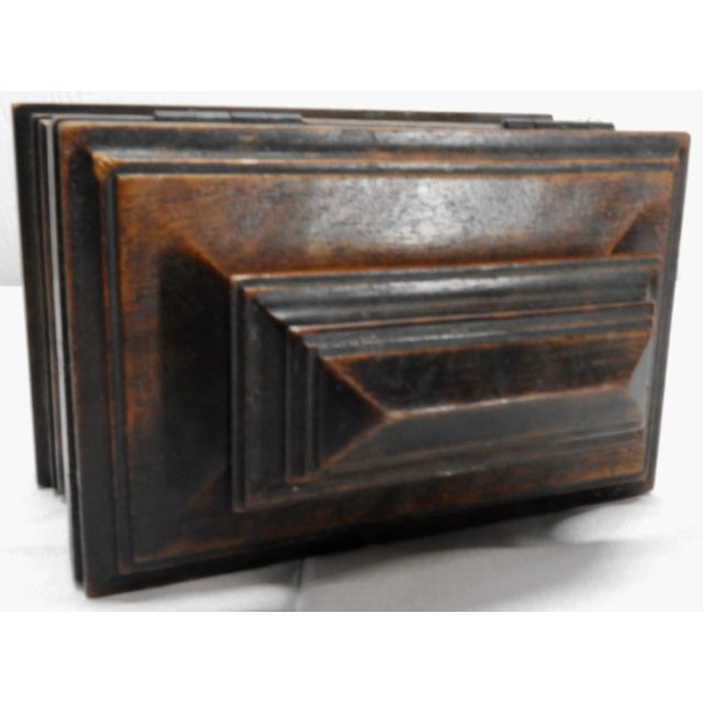 Wood Vintage Walnut Dresser Box For Sale - Image 7 of 9