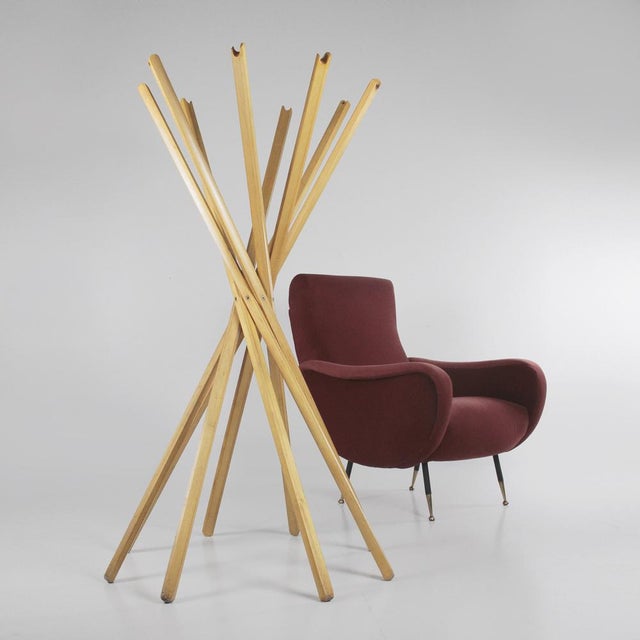 Tan Sciangai Coat Stand by De Pas, Durbino, and Lomazzi for Zanotta, 1970s For Sale - Image 8 of 9