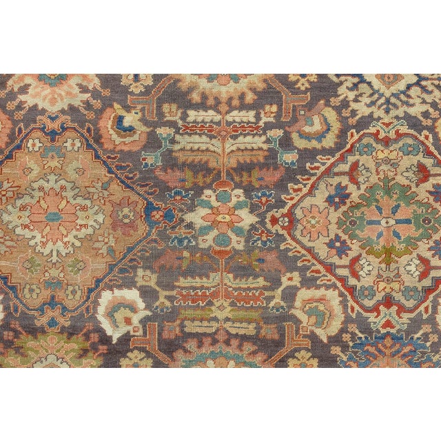 Antique Zabihi Collection Persian Mahal Rug - 12'4" x 19'6" For Sale - Image 10 of 12