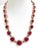 Gemstone Bochic “Capri” Vintage Ruby, White Topaz & Peridot Necklace Set in 18K & Silver For Sale - Image 7 of 9