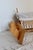 Beige Vintage Pine Wall Coat Rack with 3 Hooks For Sale - Image 8 of 9