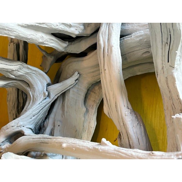 Vintage Mid-Century Modern Sculptural Driftwood Lamp For Sale In Miami - Image 6 of 13