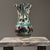 Artist: Domingo Punter Object type: Pitcher Period: Vintage, Mid Century Medium: Hand painted ceramic Glaze: Green hue...