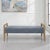 Modern Daylight Sky Blue Bench For Sale - Image 3 of 6
