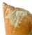 Vintage Peach & Gold Silk Pine Leaf Pillow For Sale In Atlanta - Image 6 of 9