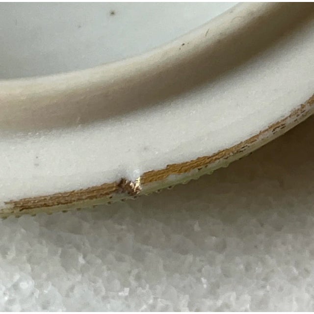 Antique Nippon Porcelain Hair Receiver. For Sale In Greensboro - Image 6 of 12