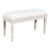 Early 19th Century Swedish Gustavian White Small Bench For Sale