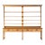 19th Century English Pine Farmhouse Dresser With Open Plate Rack For Sale