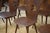 Wood Baumann Gentiane Model Chairs by Henri Julien, 1960s, Set of 8 For Sale - Image 7 of 15
