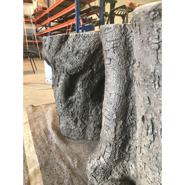 New Table O Stool Featuring a Trunk in Patinated Bronze For Sale - Image 4 of 8