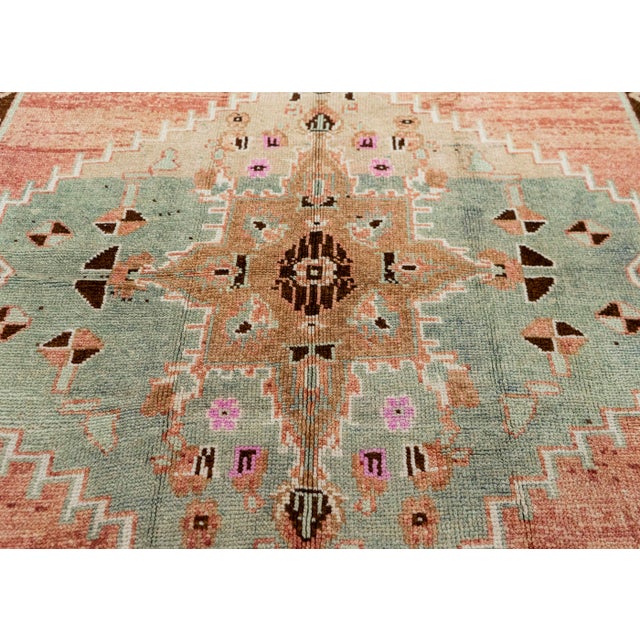 Turkish Vintage Rug 5'6" x 12'9" #21302 For Sale - Image 4 of 8