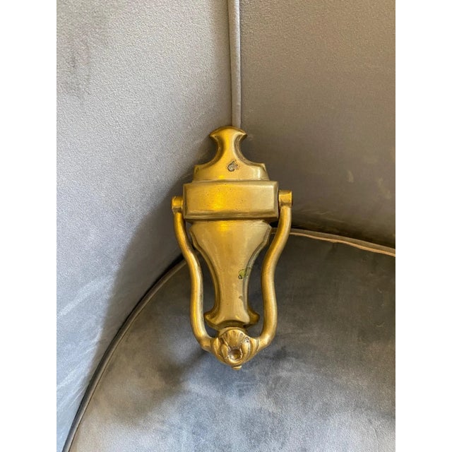 Metal 19th Century Antique Sicilian Brass Knocker For Sale - Image 7 of 8