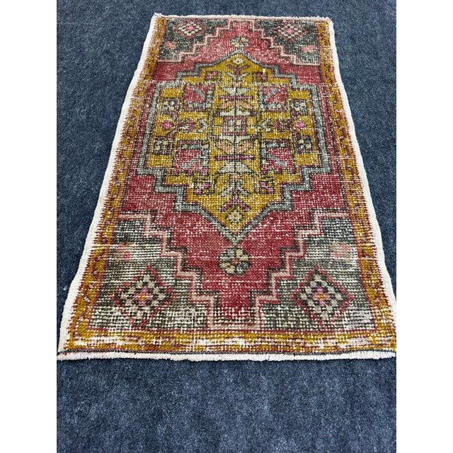Turkish Yastik Rug 1'10" x 3'3" For Sale - Image 4 of 5