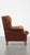 Vintage Sheep Leather Wing Chair For Sale - Image 3 of 17