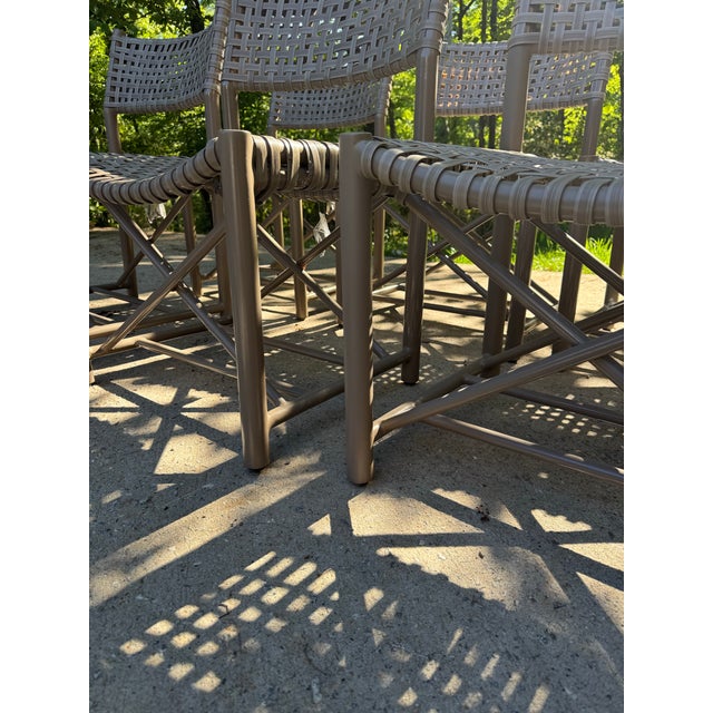 2020s McGuire Antalya Outdoor Side Chairs- Set of 6 For Sale - Image 5 of 12