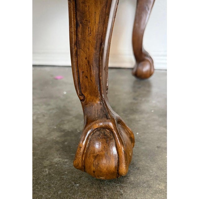 Pair of Spanish Revival Embossed Leather Benches For Sale In Los Angeles - Image 6 of 10