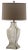 a ancient urn silhouette reappears in the fashion-forward Glass Bottom lamp by . Totally new-looking antique silver...