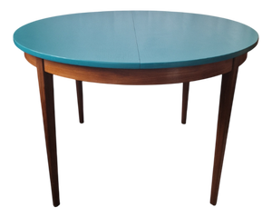 Round Extendable Table in Teak, 1960s