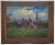 Large-scale Mid-20th Century oil on canvas by Salvator Domingo, featuring an expressive composition with bold brushwork...