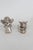 Mid 20th Century Silver Plated Cherub Pair Miniature Christmas Angels 2pc Holiday Figures 4812b For Sale - Image 5 of 12
