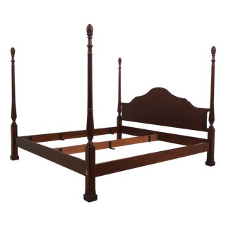 Henkel Harris Model 160 Cherry King Size Poster Bed For Sale