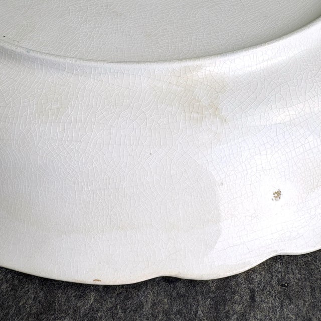 Victorian Pastoral Transferware Wall Charger Plate - Late 1800s For Sale - Image 10 of 11