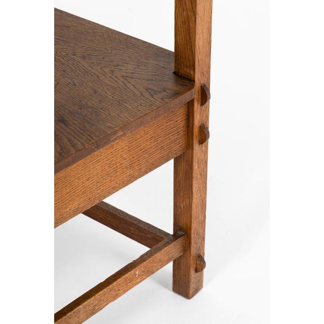 Amsterdam School Traditionalist Chair in Oak For Sale - Image 10 of 15
