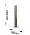 Contemporary Handcrafted Ceramic Floor Lamp in Scorcheat Coal Glaze For Sale - Image 3 of 6