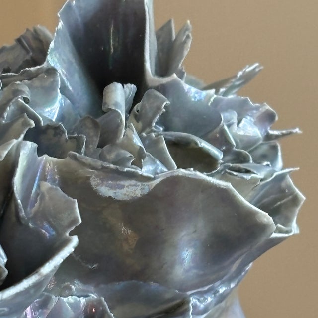 Ceramic 1976 Abstract Sylvia Hyman (1917-2012) Porcelain Sculpture For Sale - Image 7 of 12