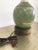 Pair of Mid-Century Jade Ceramic Table Lamps For Sale - Image 4 of 8