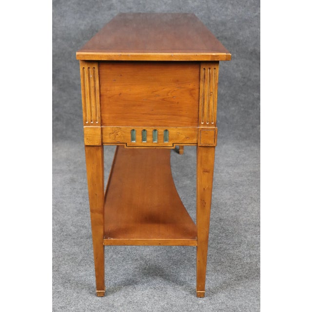 Fine Quality Solid Cherry Distressed French Directoire Server Console ...