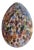 Murano Glass Egg Lamp by 1295 Murano For Sale
