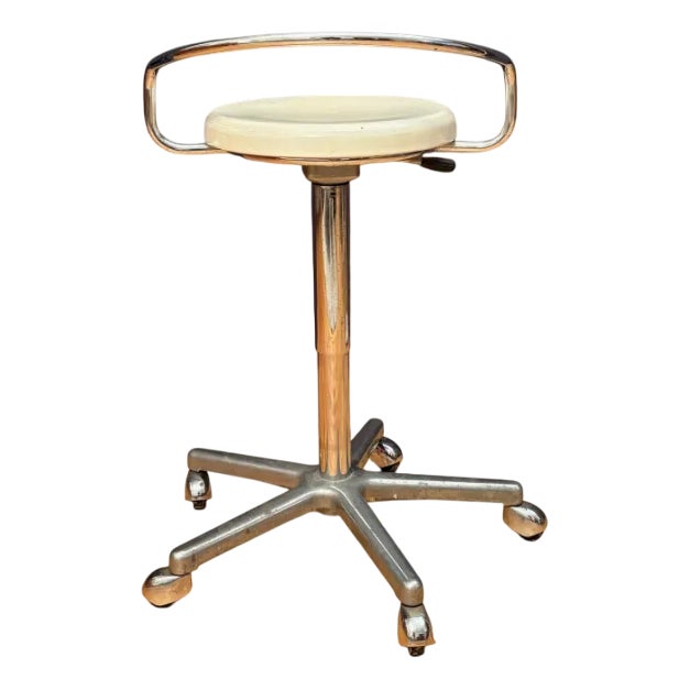 Adjustable Stool in the style of Marcel Breuer, 1960s For Sale