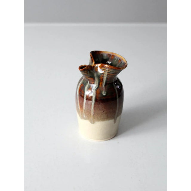 Signed Studio Pottery Creamer Pitcher For Sale - Image 6 of 9