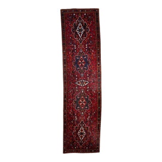 1920s, Handmade Antique Persian Karajeh Runner 3.1' X 12.1' For Sale