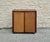 Mid-Century Modern Mid Century Walnut Bar Cabinet With Sliding Top Extension and Cane Doors For Sale - Image 3 of 12