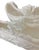 Off-white Vintage Bisque Porcelain Oval Centerpiece Planter With Sculpted Roses, the Set of 4 Pieces For Sale - Image 8 of 11